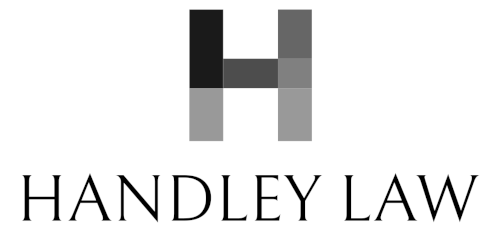 Logo for Handley Law.